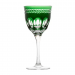 Taça Cristal Lapidado 17 P/Agua Verde Escuro Mozart 400ml