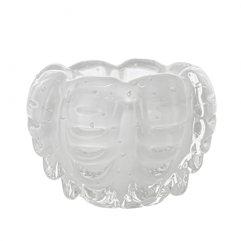 Cachepot Murano Fioresi Quartzo Perola Cachepot Murano Fioresi Quartzo Perola