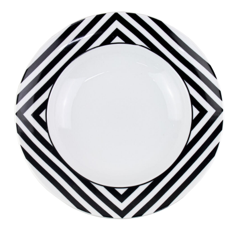 Prato Fundo de Porcelana Versa Atlantica