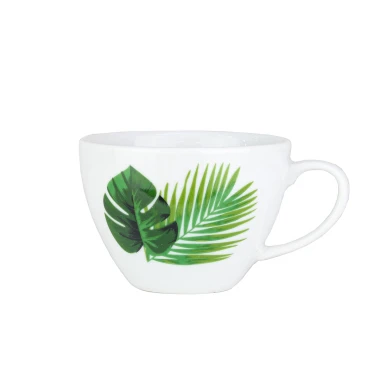 Xícara de Chá C/Pires de Porcelana Versa Atlantica