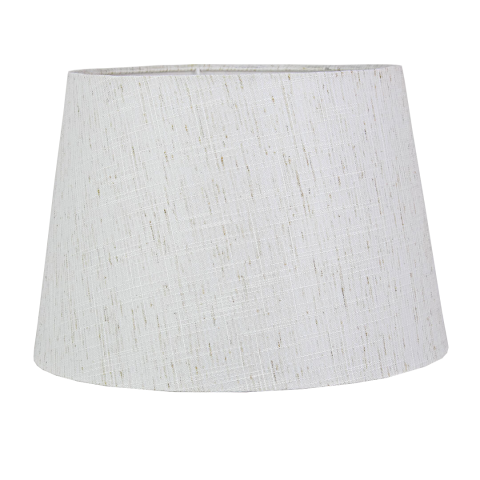 Cupula Abajur Cônica 30x20cm Cru