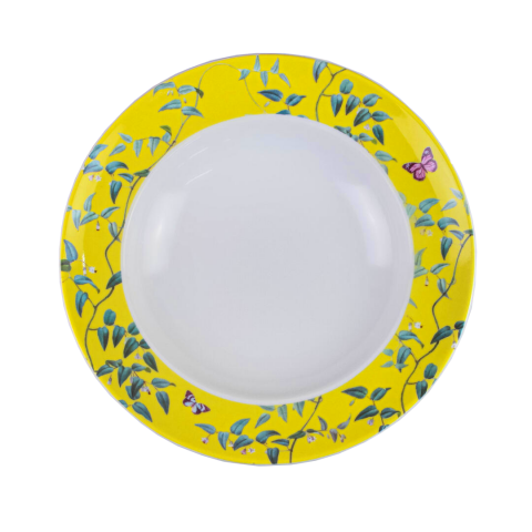 Prato Fundo de Porcelana Versa Anna