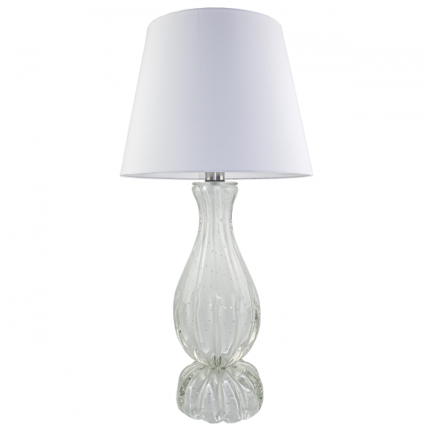 Abajur Murano Pietra Quartzo Perola