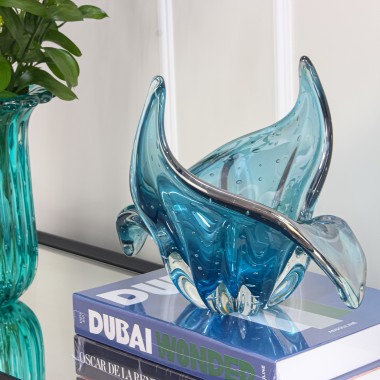 Vaso de Murano Quenia Aqua Marine
