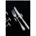 Conjunto 6 Peças Descanso P/Talher  C/Cordão Paris Prata