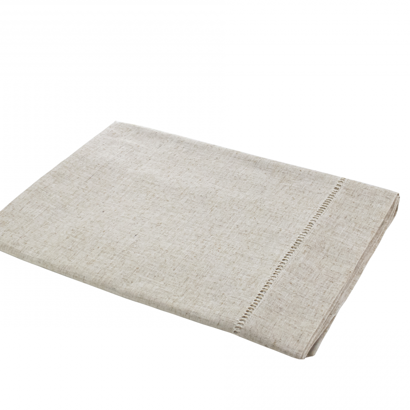 Toalha de Mesa Maria 6 Lugares Cru Toalha de Mesa Maria 6 Lugares Cru