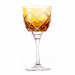 Taça Cristal Lapidado 33 P/Vinho Tinto Amarelo 370ml