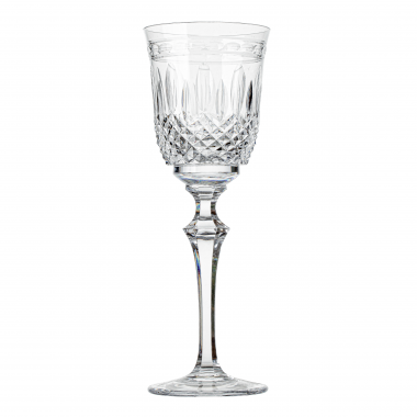 Taça Cristal Lapidado 68 P/Vinho Tinto Incolor Mozart 330ml