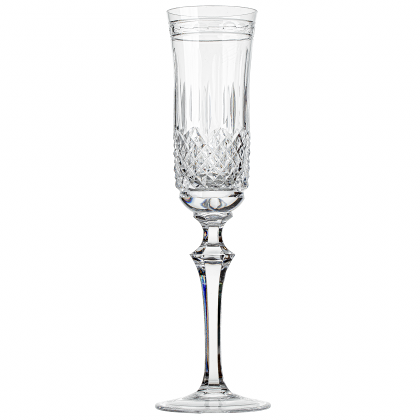 Taça Cristal Lapidado 68 P/Champagne Incolor Mozart 200ml Taça Cristal Lapidado 68 P/Champagne Incolor Mozart 200ml