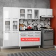 Cozinha de Aço Compacta Topázio 3 Peças Branco - Telasul