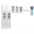 Cozinha de Aço Compacta Topázio 3 Peças Branco - Telasul
