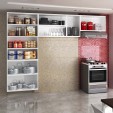 Cozinha de Aço Compacta Topázio 3 Peças Branco - Telasul