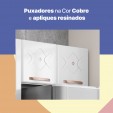 Armário de Cozinha de Aço Aéreo Duplo Baixo Mirage New Branco - Telasul