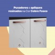 Balcão de Cozinha de Aço Triplo Mirage New C/ Tampo Branco/Preto - Telasul