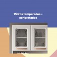 Armário de Cozinha de Aço Kit Triplo Mirage New Branco - Telasul