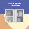 Paneleiro Duplo de Aço Topázio Branco - Telasul