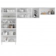 Cozinha de Aço Compacta Mirage New 3 Vidros 3 Peças Branco - Telasul