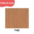 Armário Macadâmia 1200mm 1 Porta Basculante Ripada C/ Nicho Freijó - Telasul