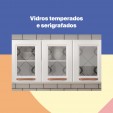 Cozinha de Aço Compacta Mirage 3 Peças Branco - Telasul