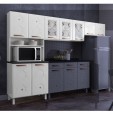 Cozinha de Aço Compacta Mirage 3 Peças Branco - Telasul