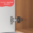 Balcão Macadâmia 1200mm 2 Portas 3 Gavetas Freijó/Branco - Telasul