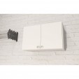 Armário Aéreo Multiuso âmbar 2 Portas Branco - Telasul
