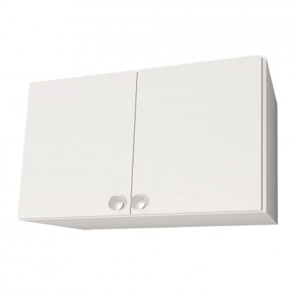 Armário Aéreo Multiuso âmbar 2 Portas Branco - Telasul