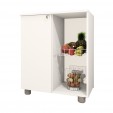 Balcão Fruteira âmbar 1 Porta Branco - Telasul