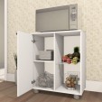 Balcão Fruteira âmbar 1 Porta Branco - Telasul