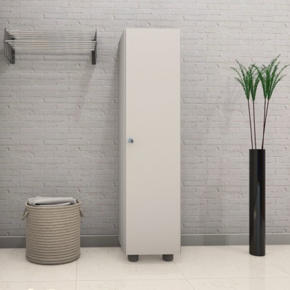 Armário Multiuso Ambar 1 Porta Branco - Telasul