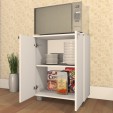 Balcão Multiuso âmbar com Tampo 2 Portas Branco - Telasul