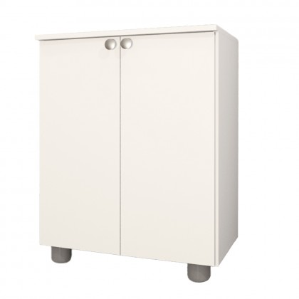 Balcão Multiuso âmbar com Tampo 2 Portas Branco - Telasul