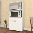 Armário de Cozinha Paneleiro âmbar 2 Portas 1 Gaveta Branco - Telasul