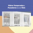 Armário de Cozinha Aéreo Triplo Star New Branco - Telasul