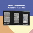 Armário de Cozinha Aéreo Triplo Star New Branco/Preto - Telasul