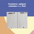 Balcão de Cozinha de Aço Triplo Star New P/ Pia Branco - Telasul