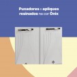 Balcão de Cozinha de Aço Star New S/Tampo P/ Pia Branco/Preto - Telasul
