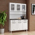 Armário de Cozinha de Aço Kit Triplo Star New Branco - Telasul