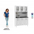 Armário de Cozinha de Aço Kit Triplo Star New Branco - Telasul