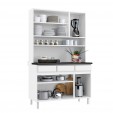 Armário de Cozinha de Aço Kit Triplo Star New Branco - Telasul