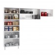 Cozinha de Aço Compacta Star New 3 Peças Branco - Telasul