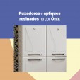 Cozinha de Aço Compacta Star New 3 Peças Branco/Preto - Telasul