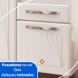 Balcão de Cozinha de Aço Star New 150cm para Pia Branco - Telasul
