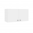 Armário Multiuso para Lavanderia Duo 70cm 2 Portas Branco - Telasul