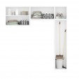 Conjunto Armário Multiuso para Lavanderia Duo 3 Peças Branco - Telasul
