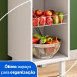 Fruteira de Aço Telasul 1 Gaveta com Cesto Aramado Branco - Telasul
