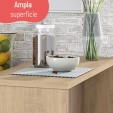 Bancada de Ilha para Cozinha Telasul 125 Cm Mel - Telasul