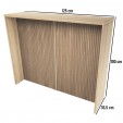 Bancada de Ilha para Cozinha Telasul 125 Cm Mel - Telasul