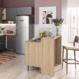 Bancada de Ilha para Cozinha Telasul 125 Cm Mel - Telasul