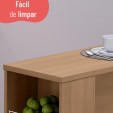 Bancada de Ilha para Cozinha Telasul 120 Cm com Fruteira Freijó - Telasul